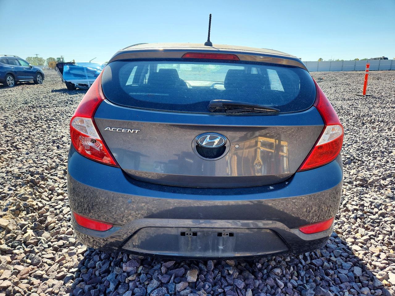 2012 Hyundai Accent Gs Gray vin: KMHCT5AEXCU029090