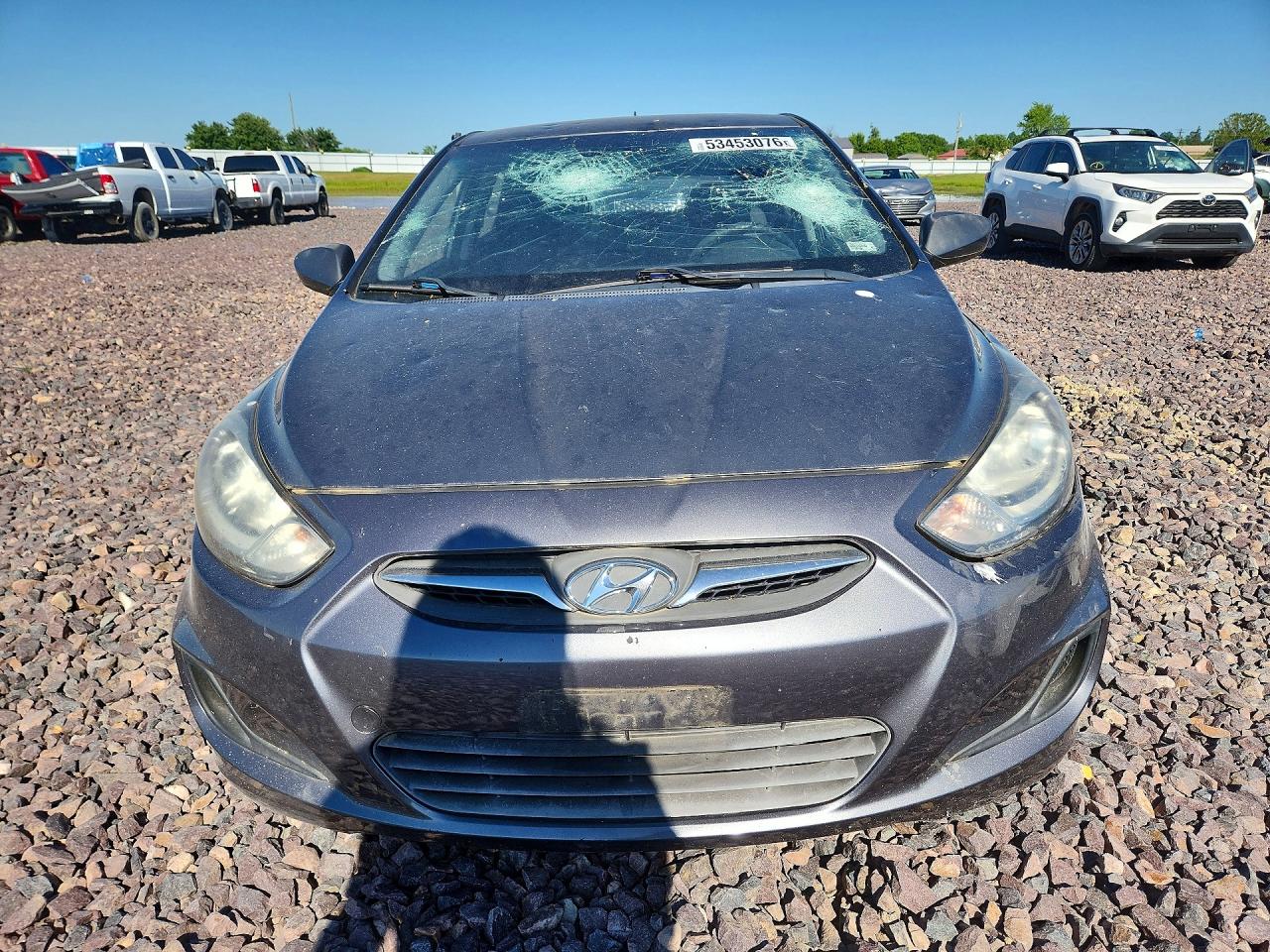 2012 Hyundai Accent Gs Gray vin: KMHCT5AEXCU029090