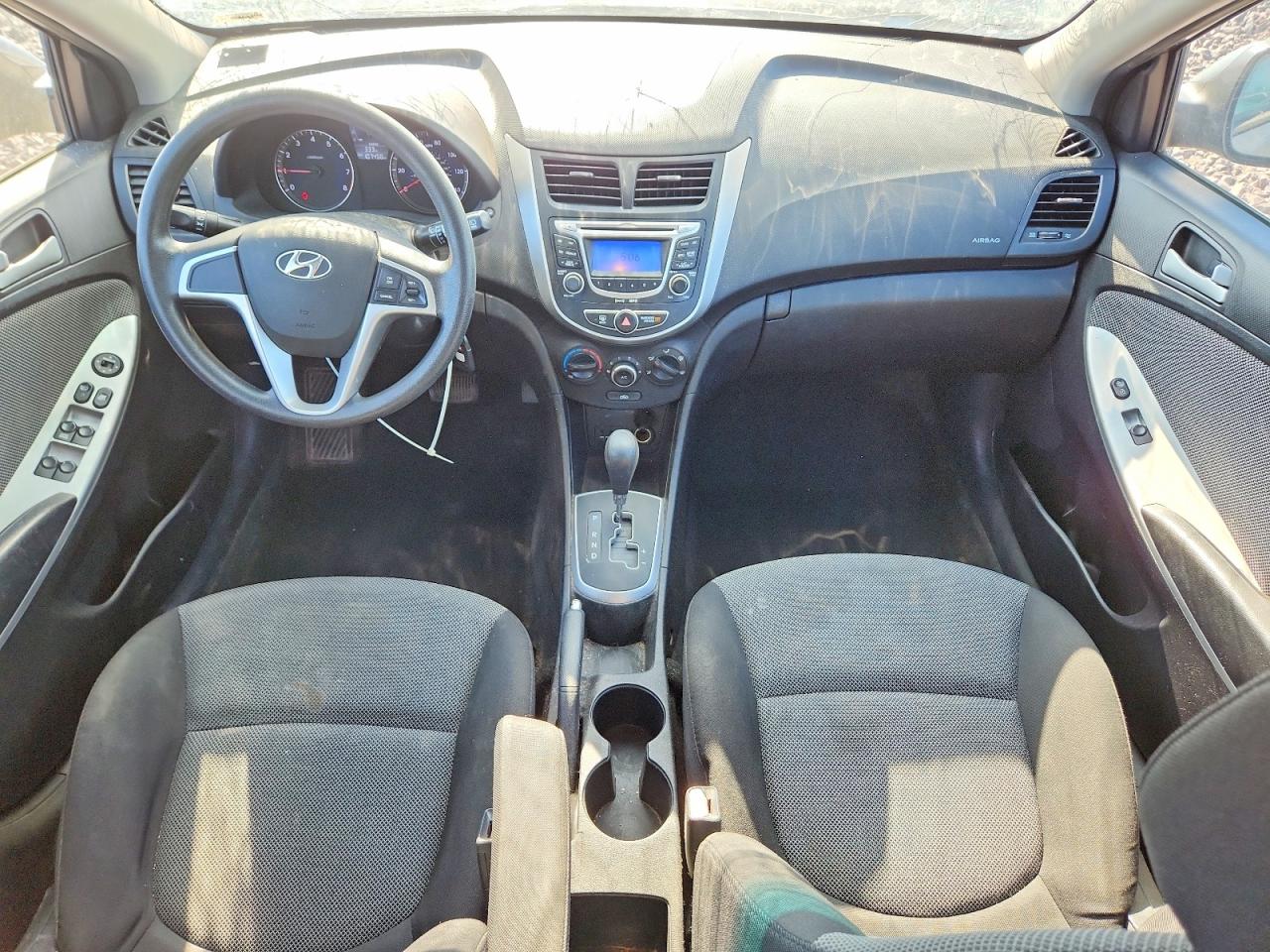 2012 Hyundai Accent Gs Gray vin: KMHCT5AEXCU029090