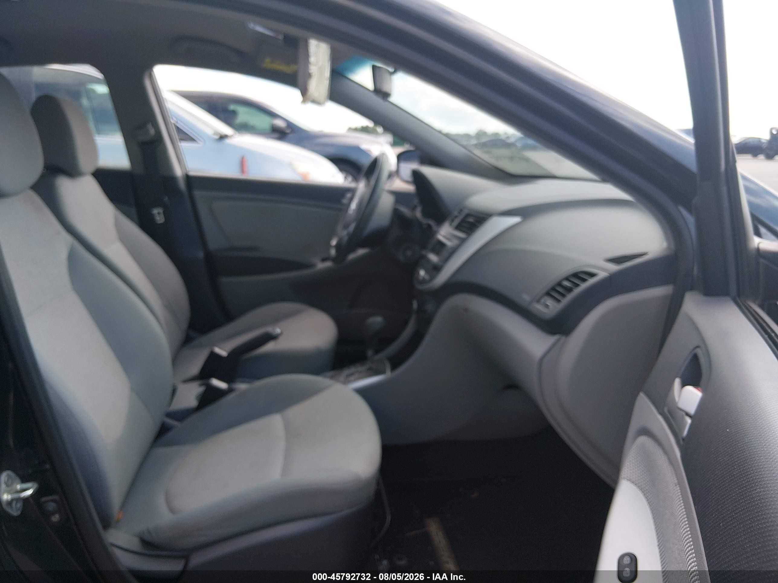 2012 Hyundai Accent Gs Black vin: KMHCT5AEXCU032815