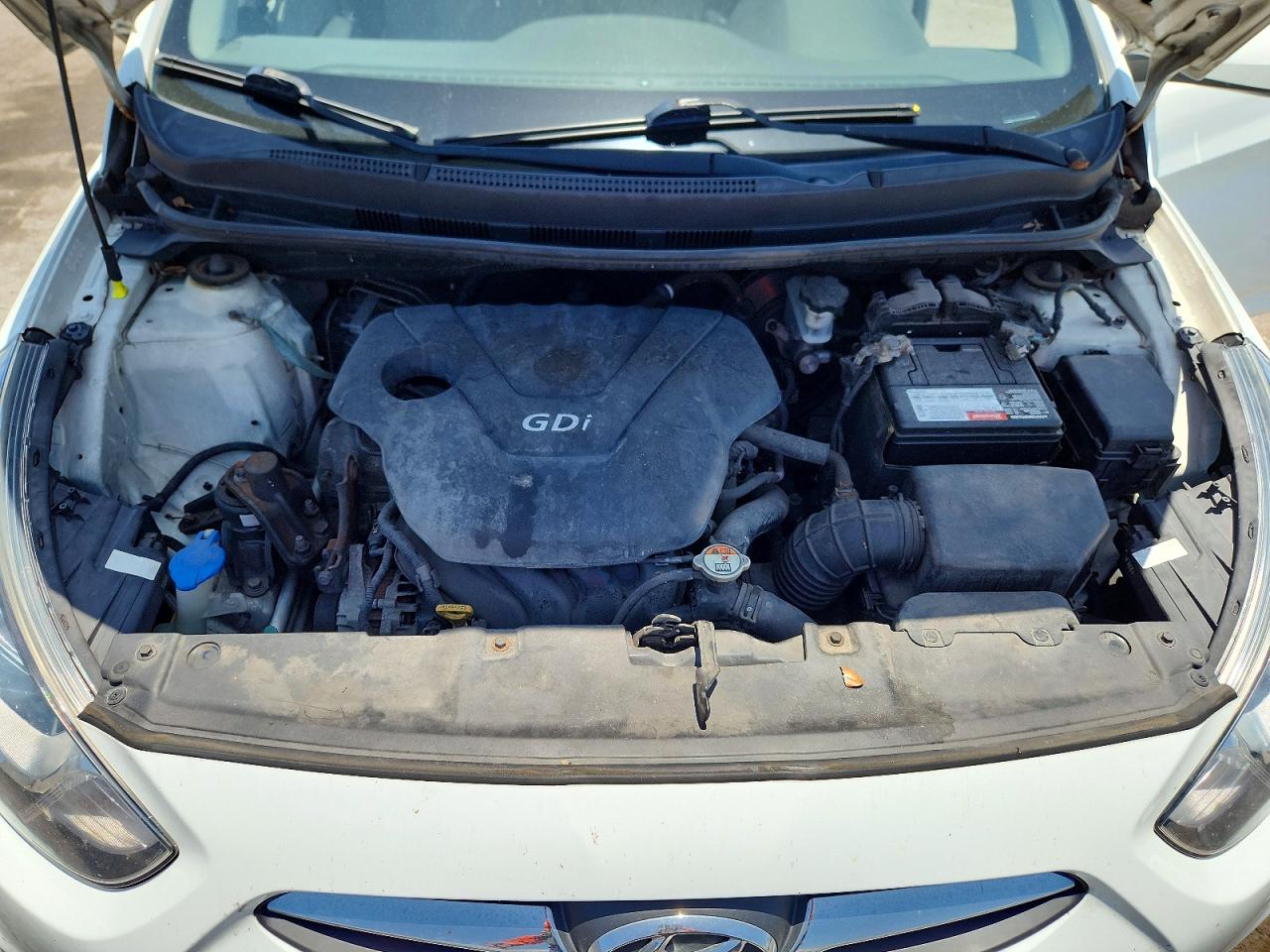 2012 Hyundai Accent Gs Белый vin: KMHCT5AEXCU049288