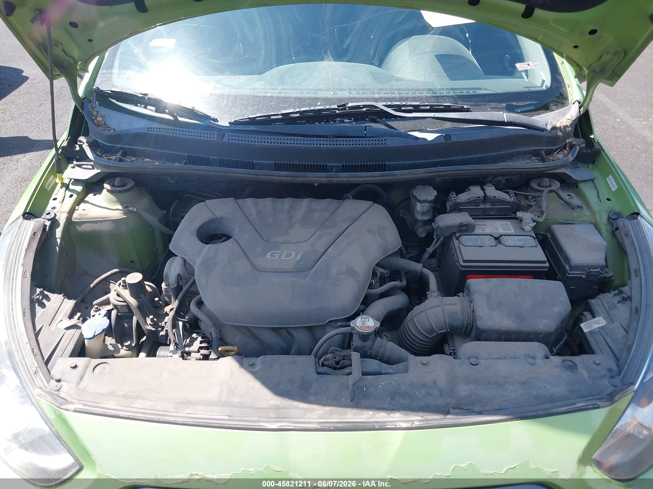 2013 Hyundai Accent Gs Green vin: KMHCT5AEXDU103061