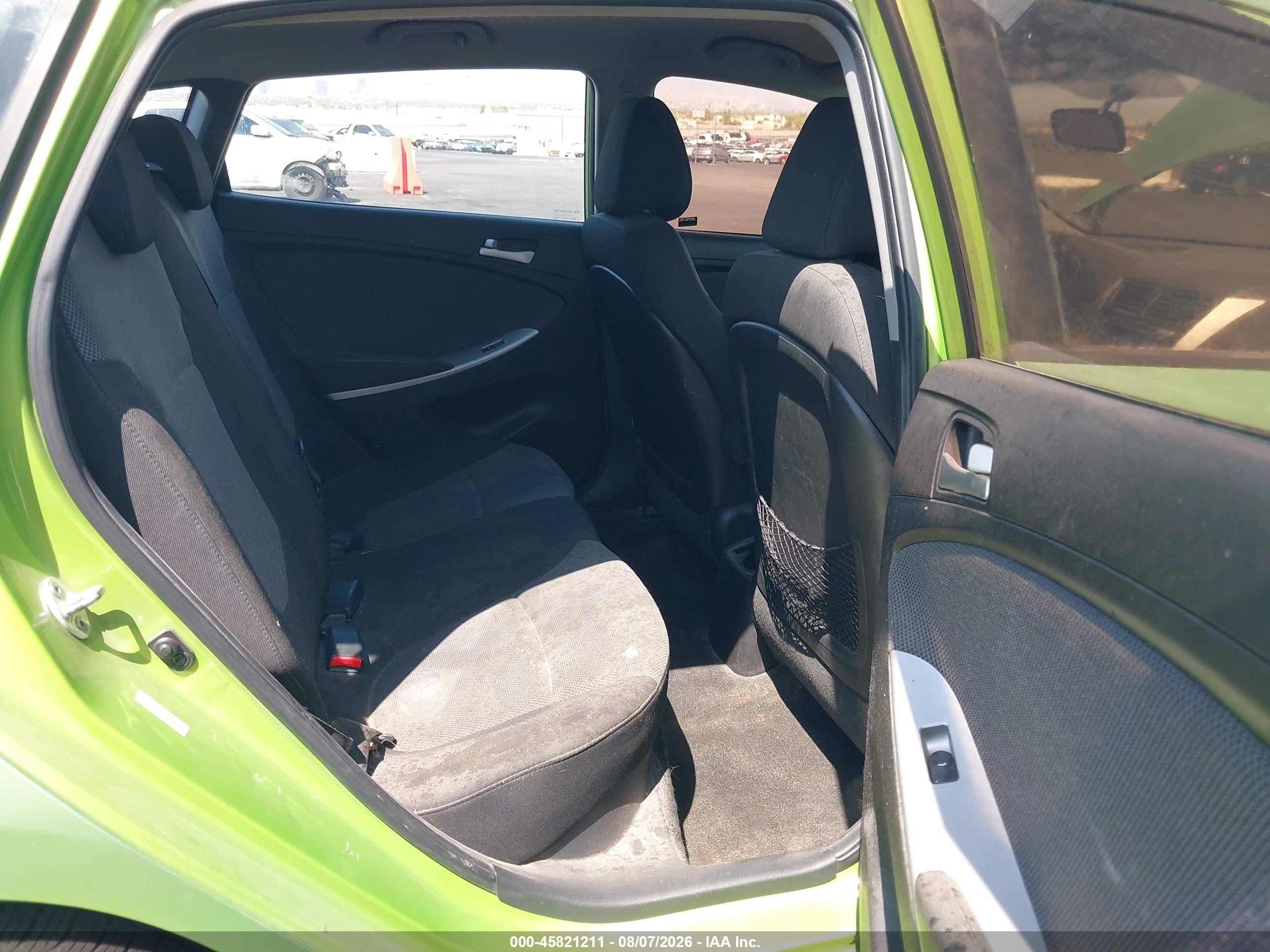 2013 Hyundai Accent Gs Green vin: KMHCT5AEXDU103061