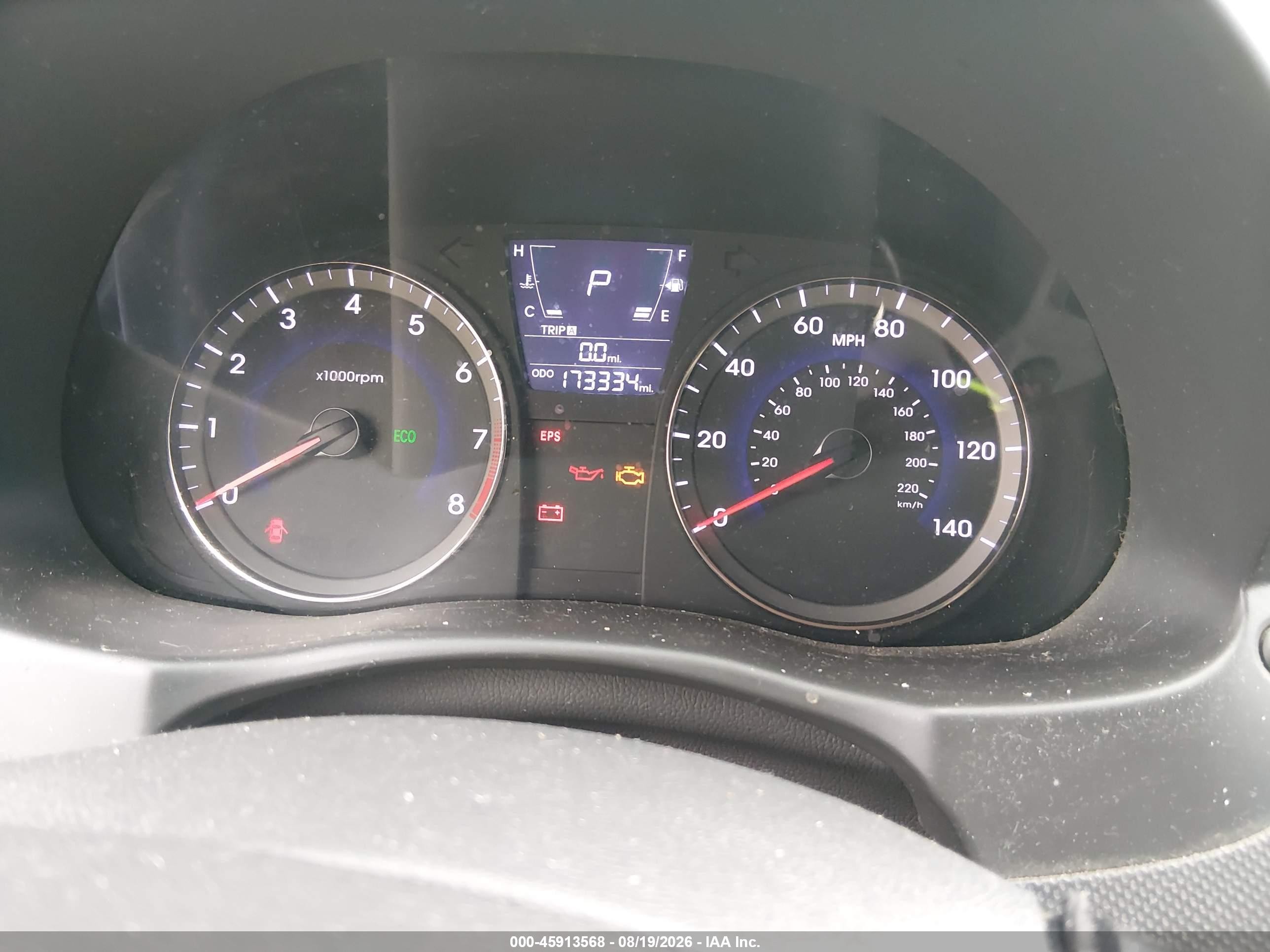 2013 Hyundai Accent Gs Blue vin: KMHCT5AEXDU107286