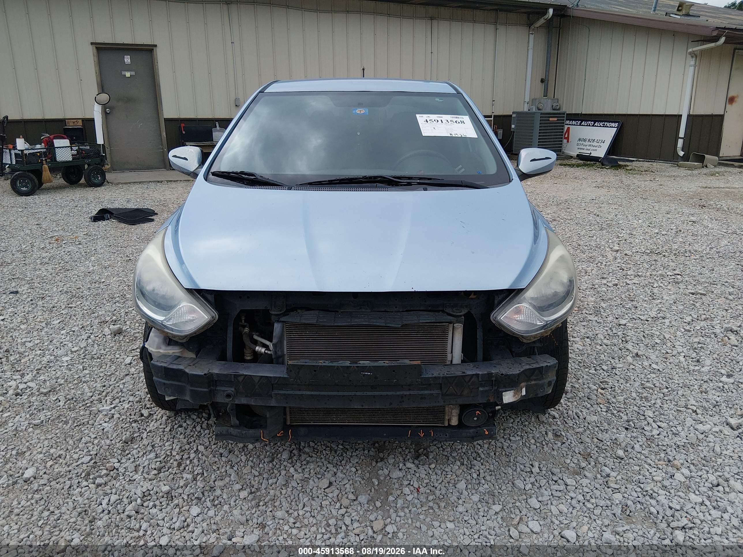2013 Hyundai Accent Gs Blue vin: KMHCT5AEXDU107286