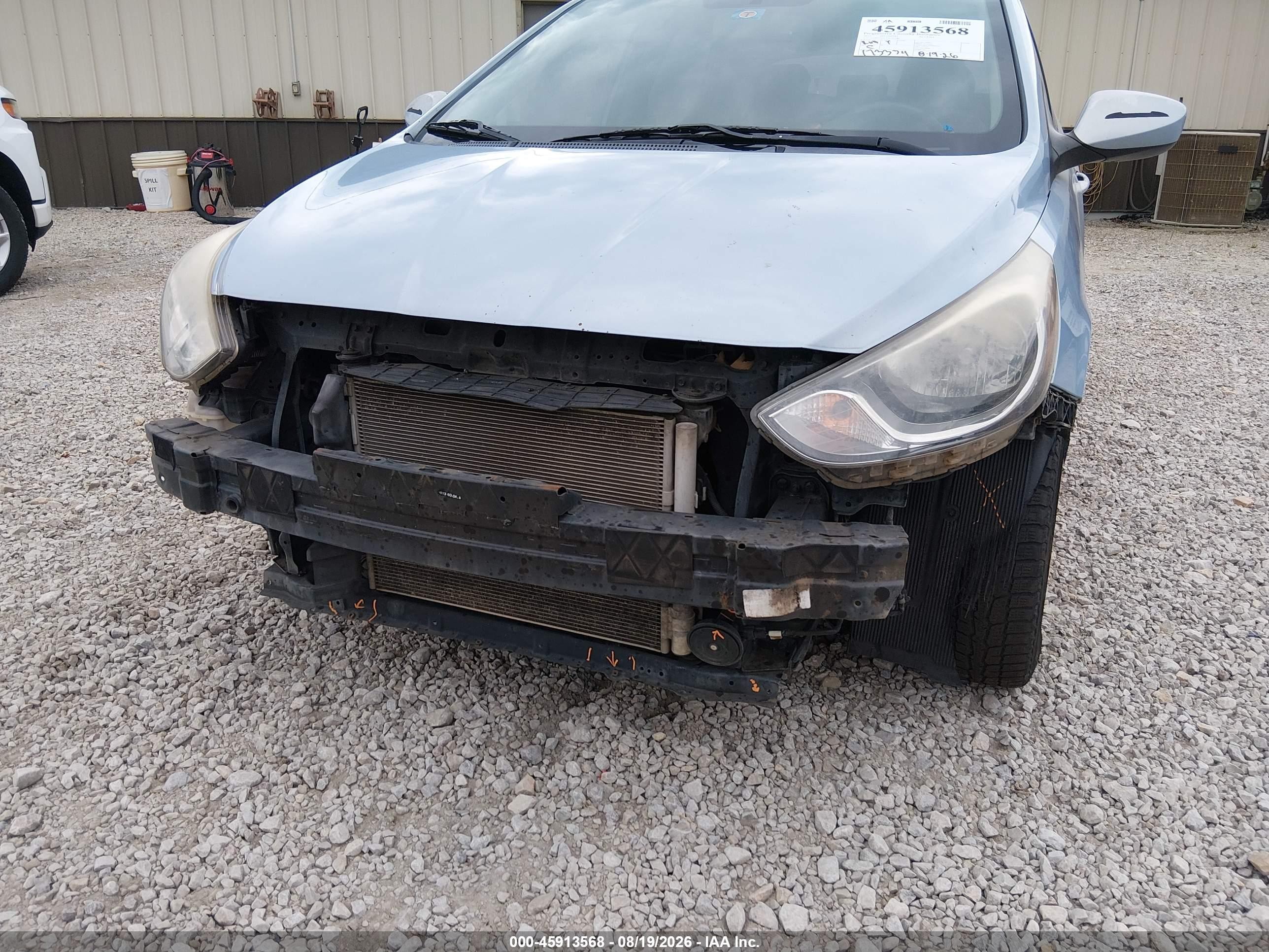 2013 Hyundai Accent Gs Blue vin: KMHCT5AEXDU107286