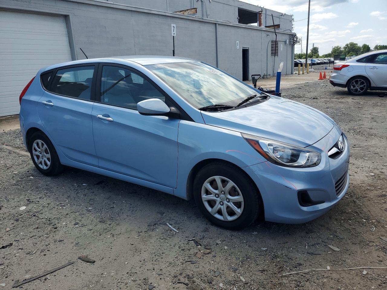 2013 Hyundai Accent Gs Blue vin: KMHCT5AEXDU114352