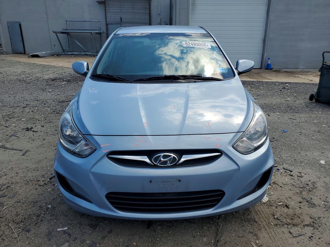 2013 Hyundai Accent Gs Blue vin: KMHCT5AEXDU114352