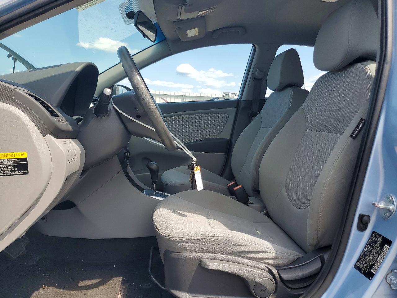 2013 Hyundai Accent Gs Blue vin: KMHCT5AEXDU114352