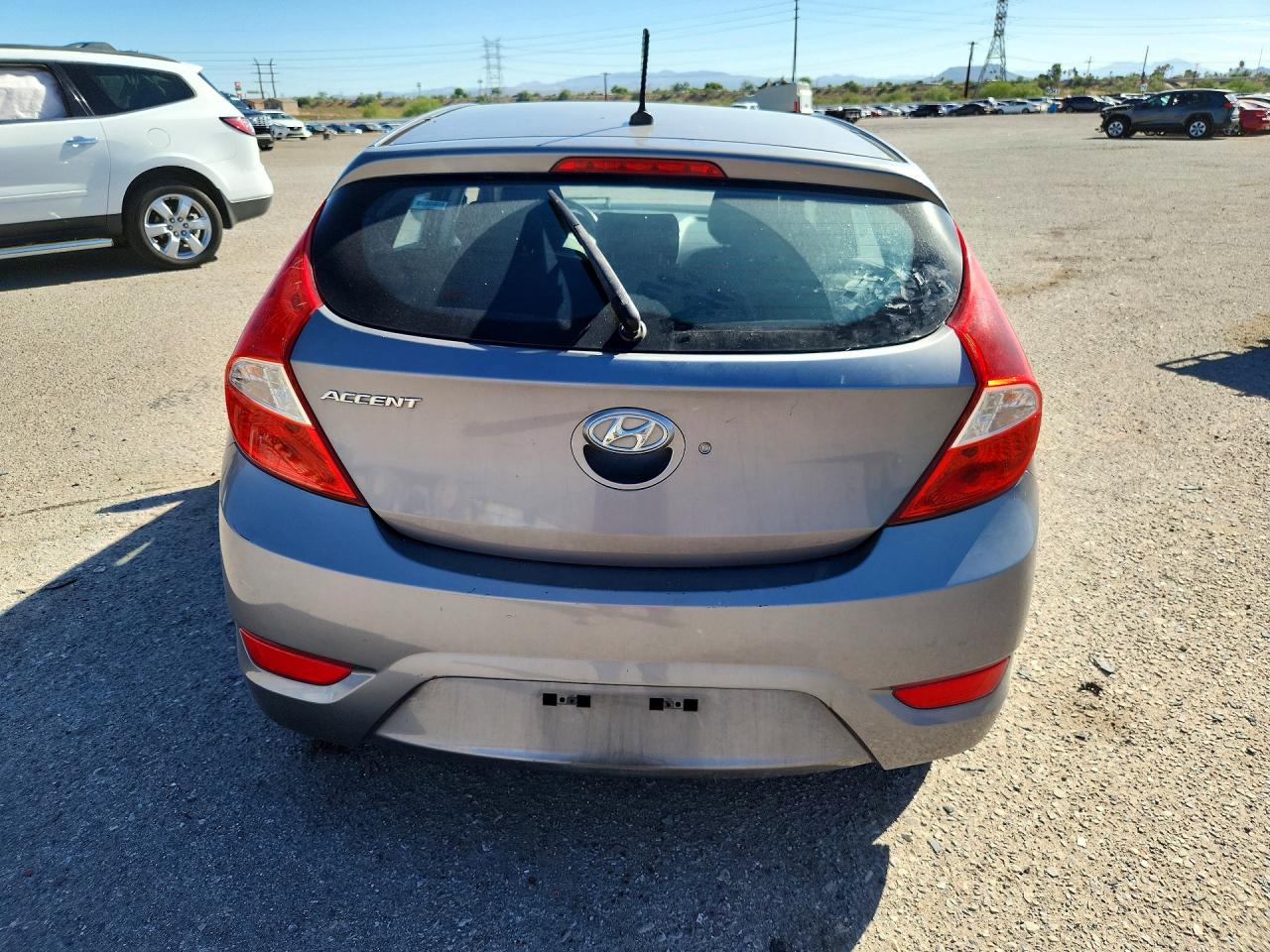 2014 Hyundai Accent Gs Silver vin: KMHCT5AEXEU145263