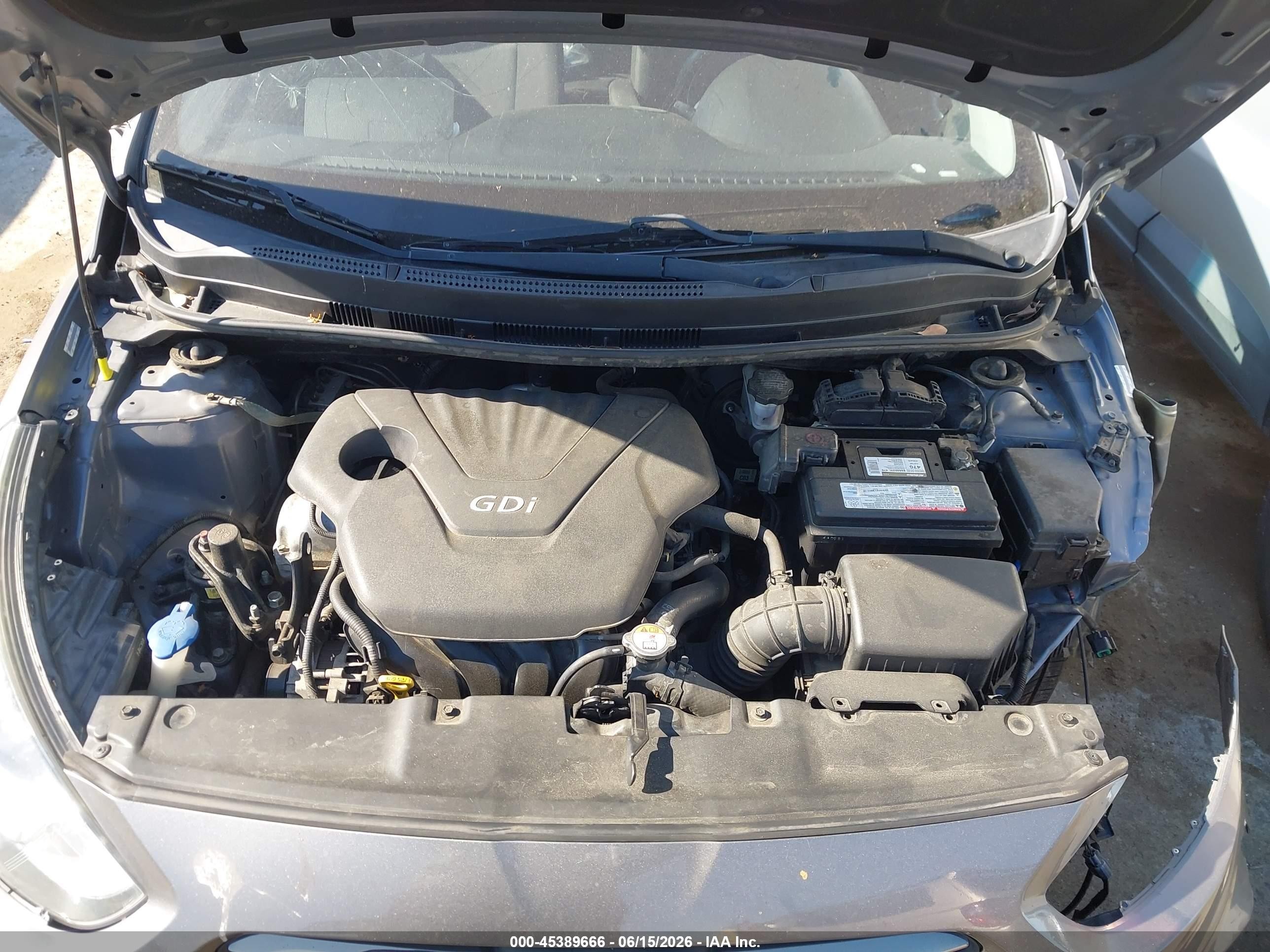 2014 Hyundai Accent Gs Gray vin: KMHCT5AEXEU151175