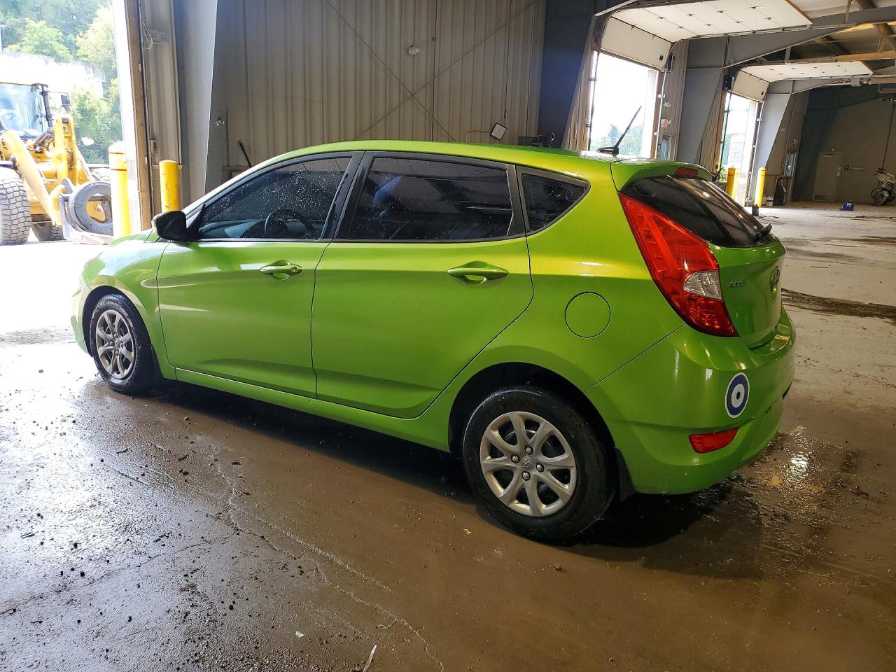 2014 Hyundai Accent Gs Зеленый vin: KMHCT5AEXEU155579