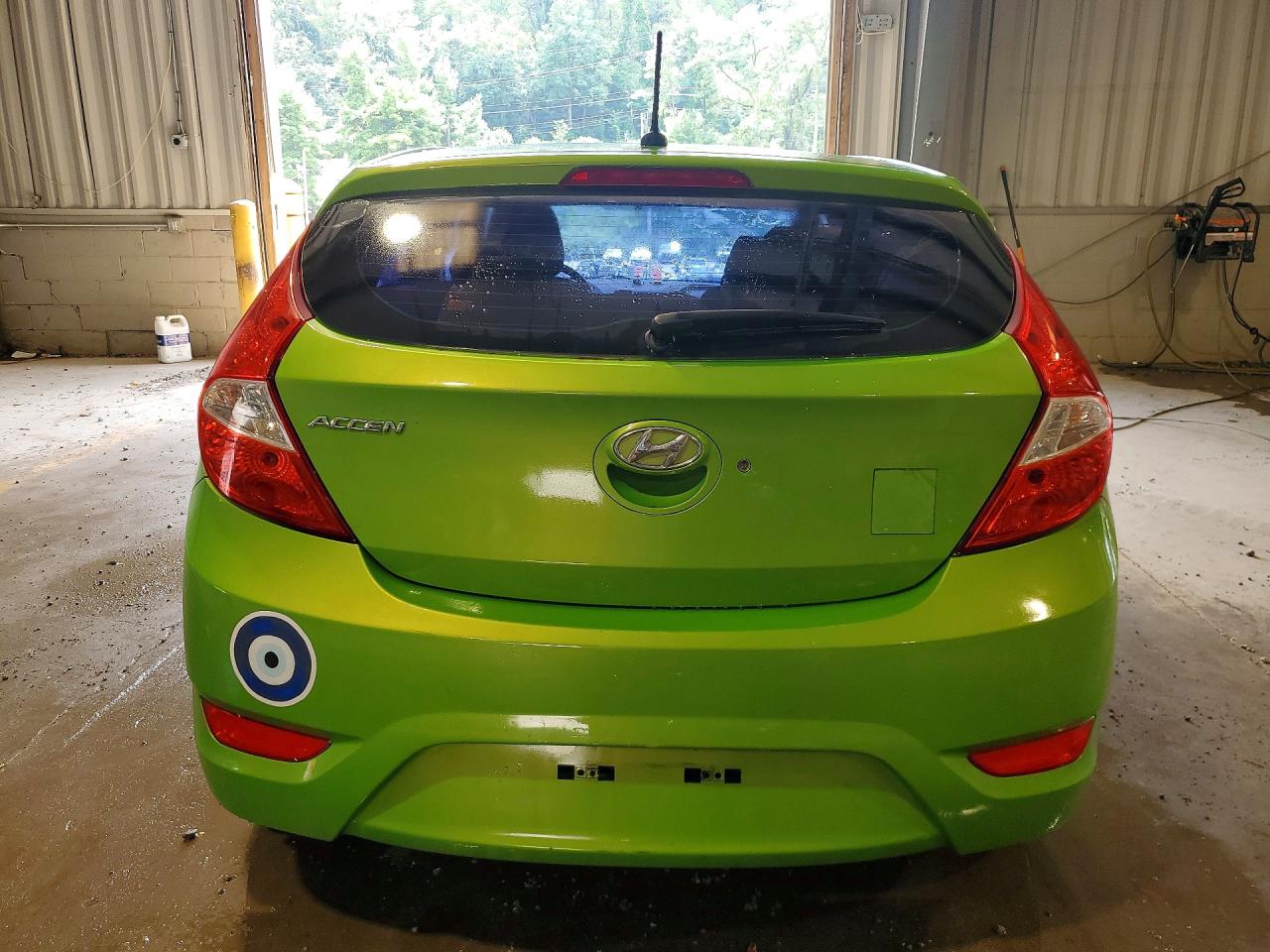 2014 Hyundai Accent Gs Зеленый vin: KMHCT5AEXEU155579