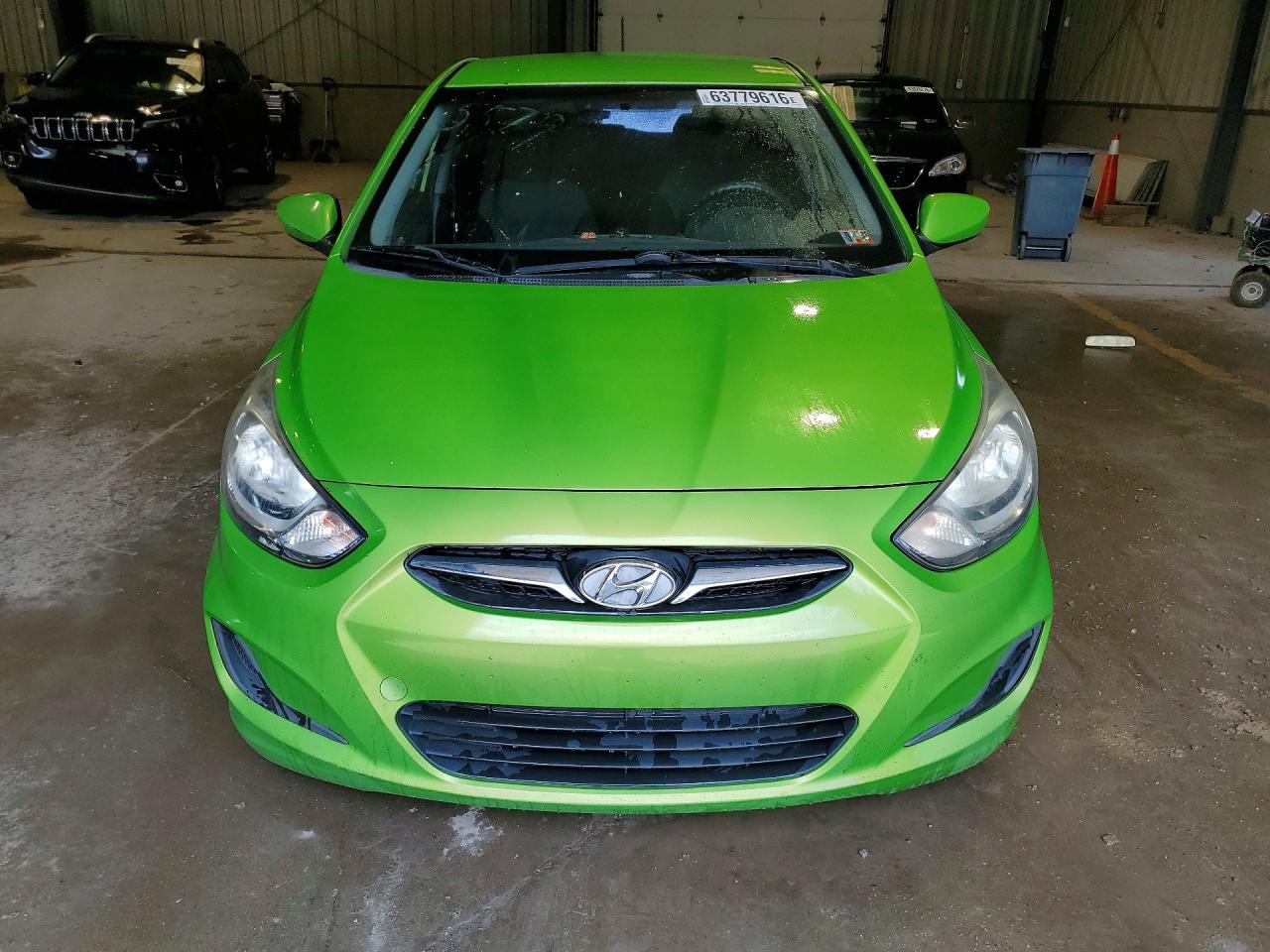 2014 Hyundai Accent Gs Зеленый vin: KMHCT5AEXEU155579