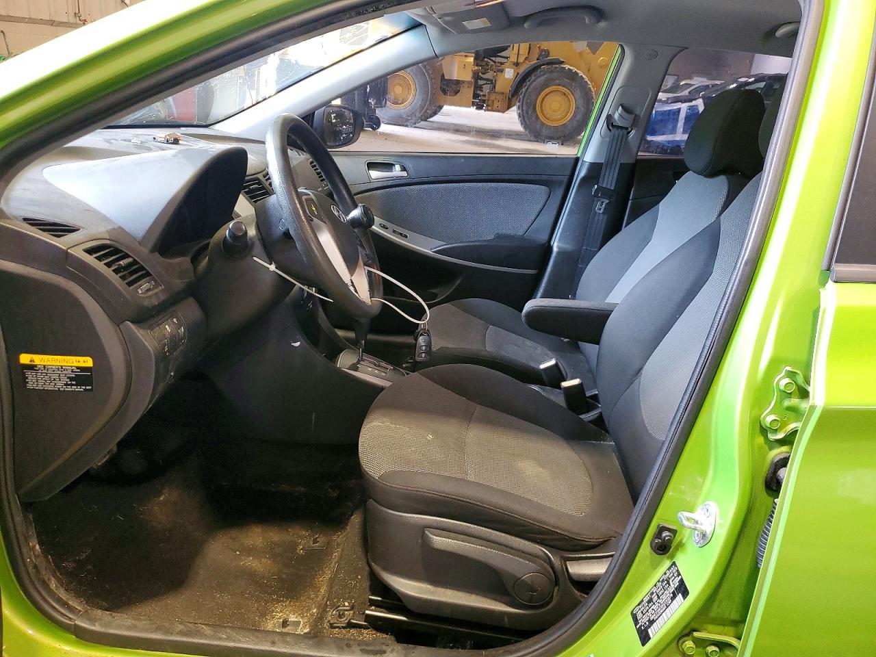 2014 Hyundai Accent Gs Зеленый vin: KMHCT5AEXEU155579