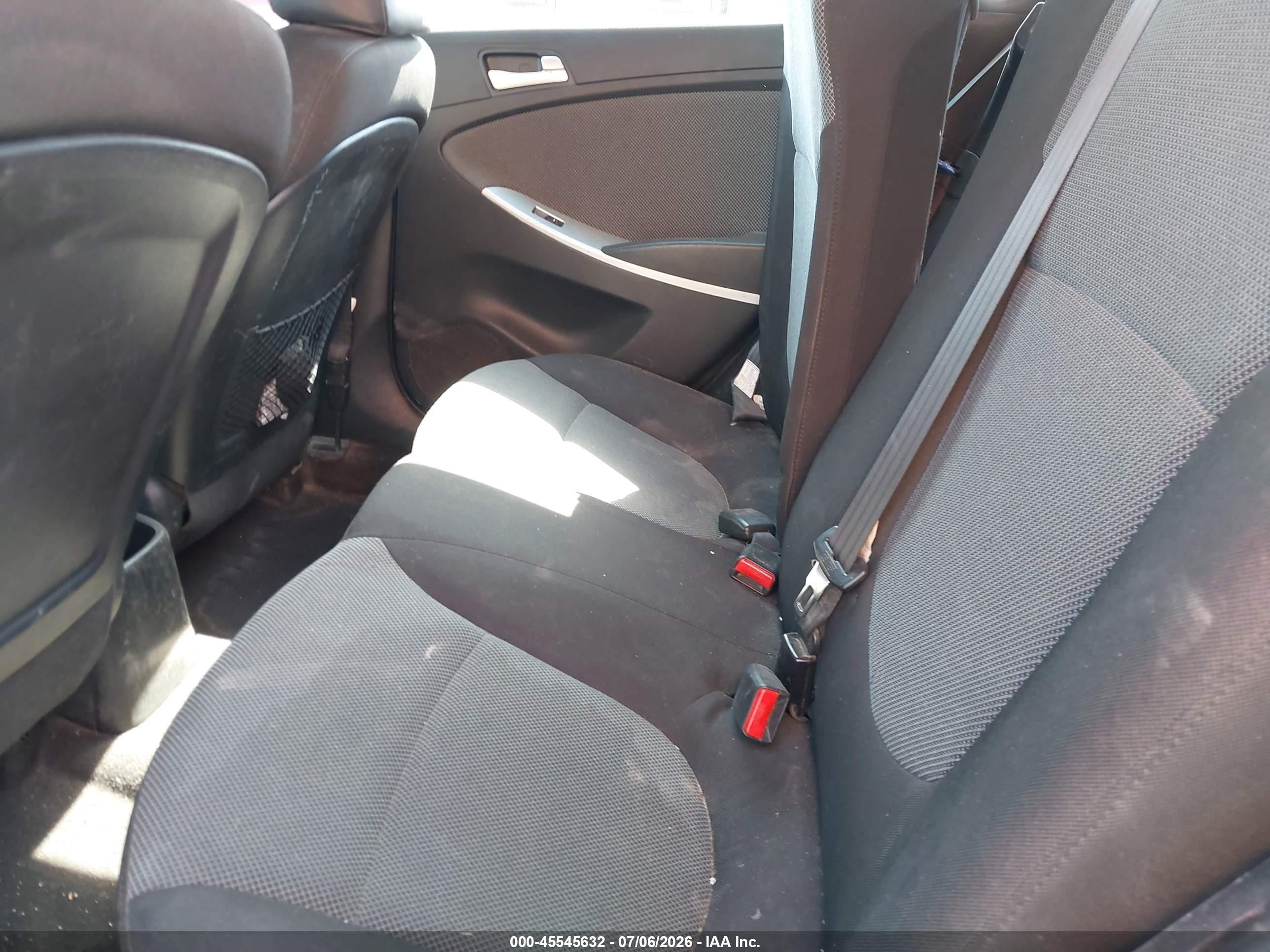 2014 Hyundai Accent Gs Blue vin: KMHCT5AEXEU173046