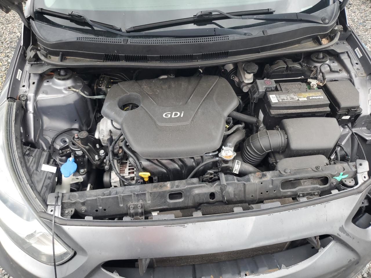 2014 Hyundai Accent Gs Gray vin: KMHCT5AEXEU188629