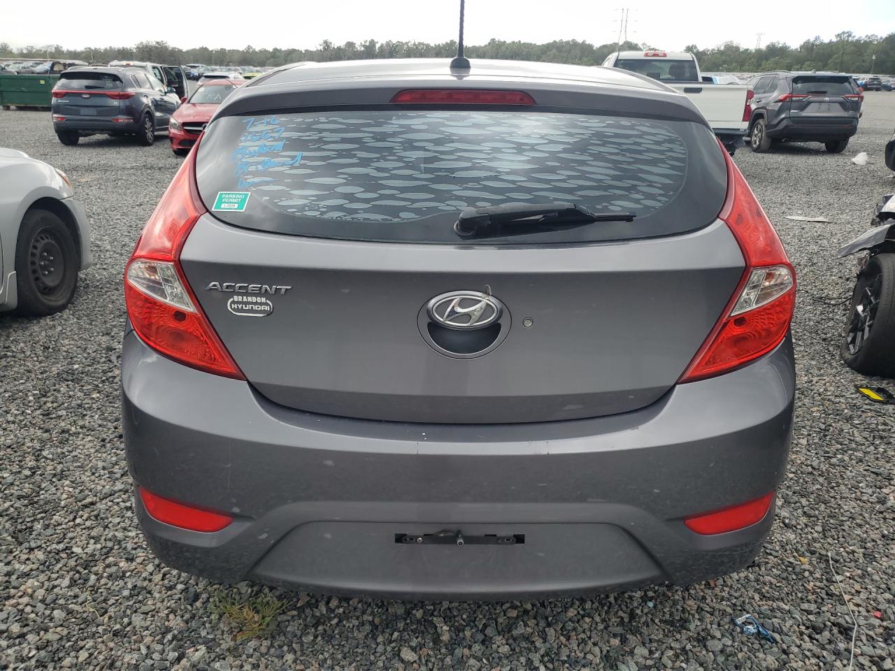 2014 Hyundai Accent Gs Gray vin: KMHCT5AEXEU188629