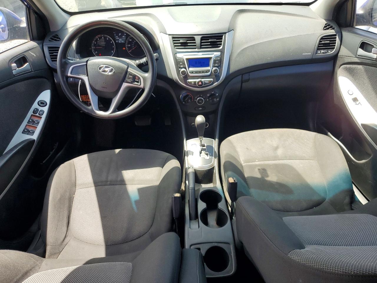 2014 Hyundai Accent Gs Blue vin: KMHCT5AEXEU189831