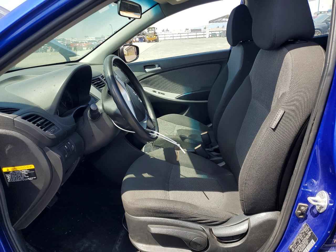 2014 Hyundai Accent Gs Blue vin: KMHCT5AEXEU189831