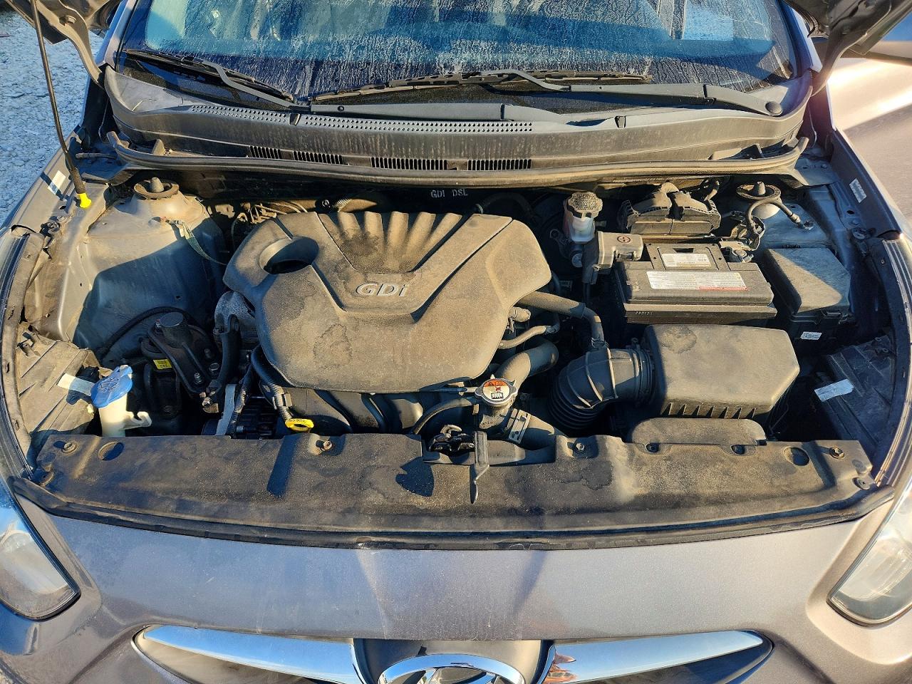 2014 Hyundai Accent Gs Gray vin: KMHCT5AEXEU194480
