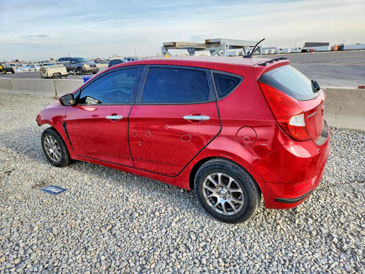 2015 Hyundai Accent Gs Красный vin: KMHCT5AEXFU206855