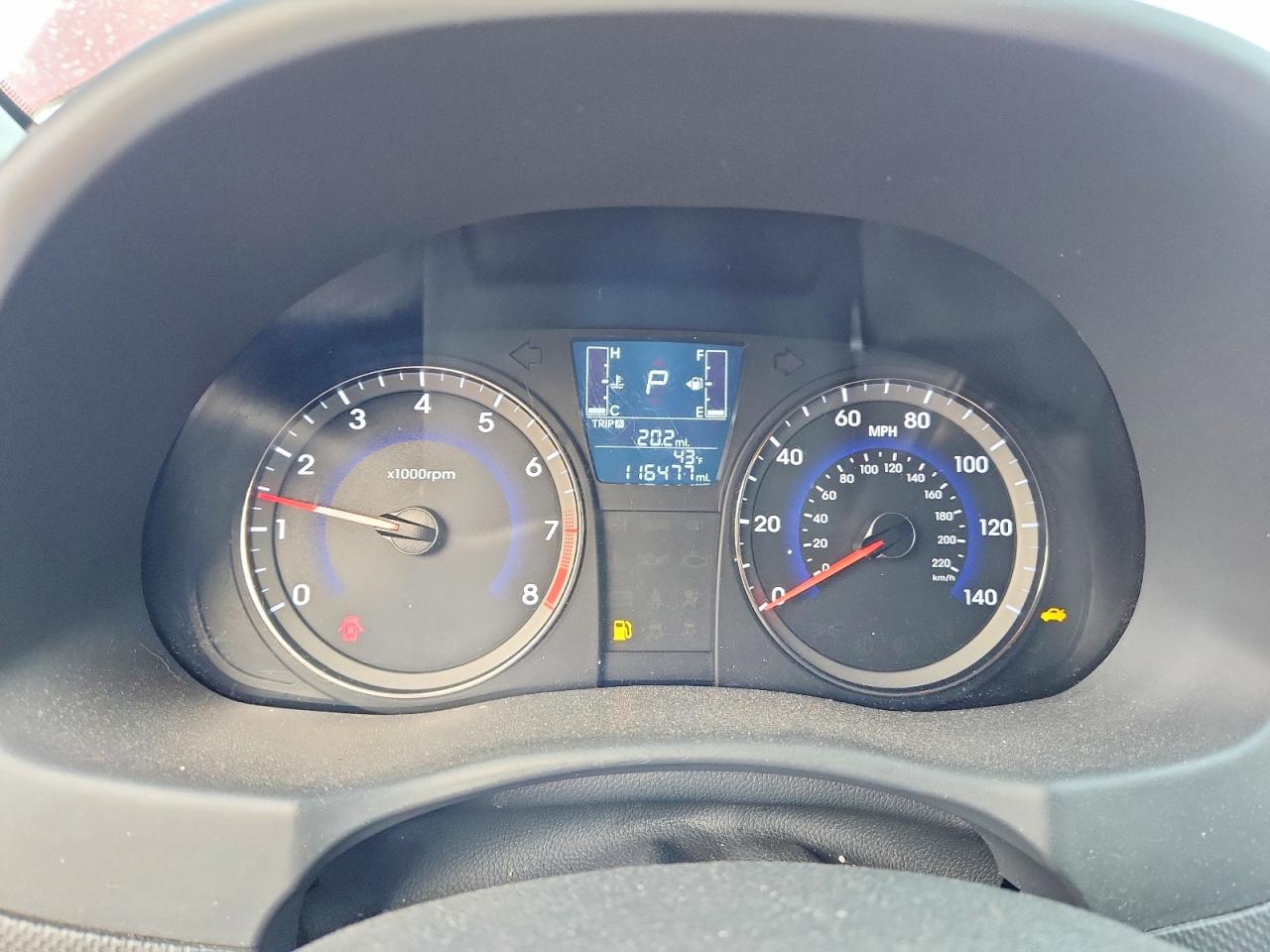 2015 Hyundai Accent Gs Красный vin: KMHCT5AEXFU206855