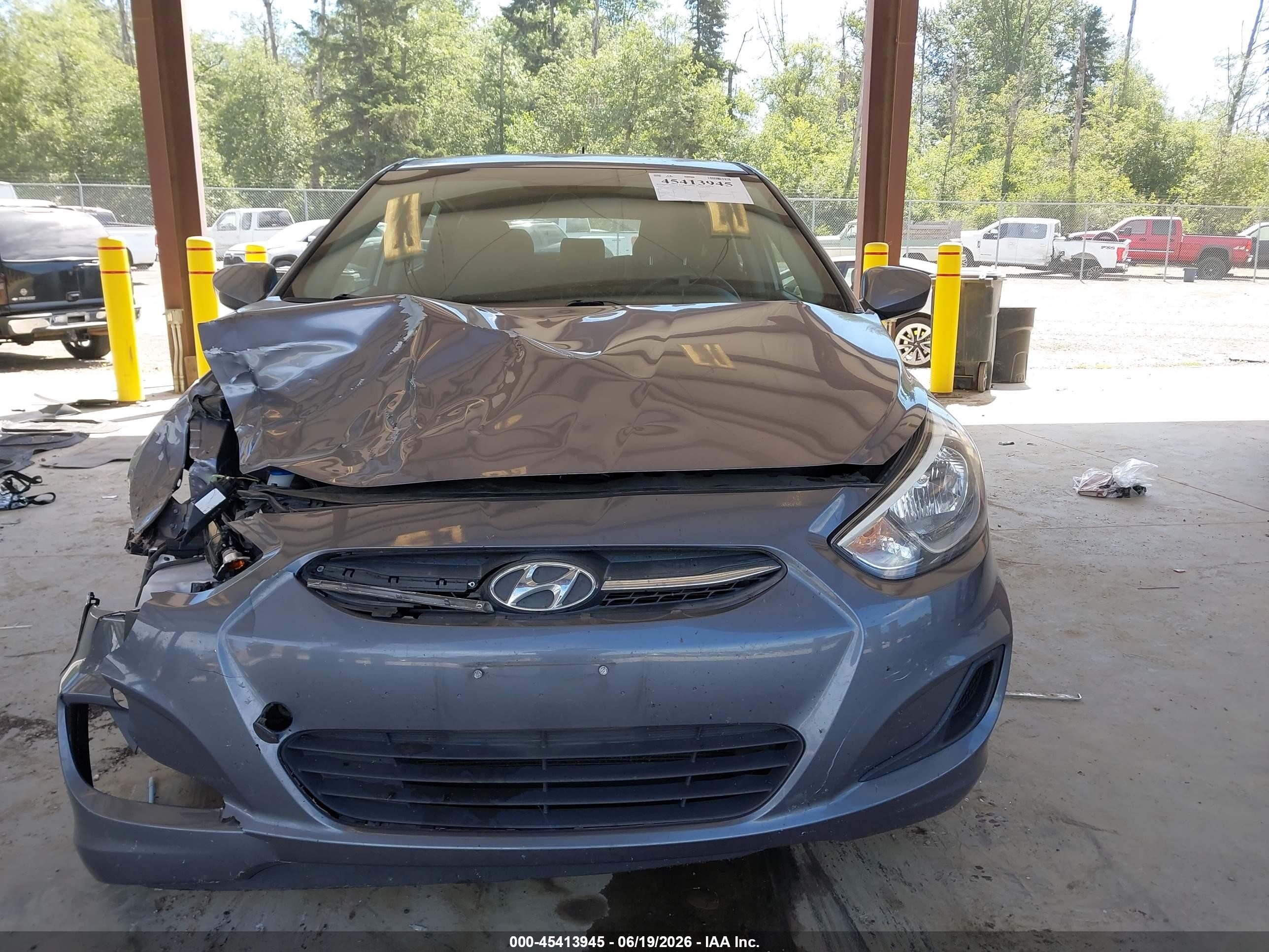 2016 Hyundai Accent Se Серебряный vin: KMHCT5AEXGU255250