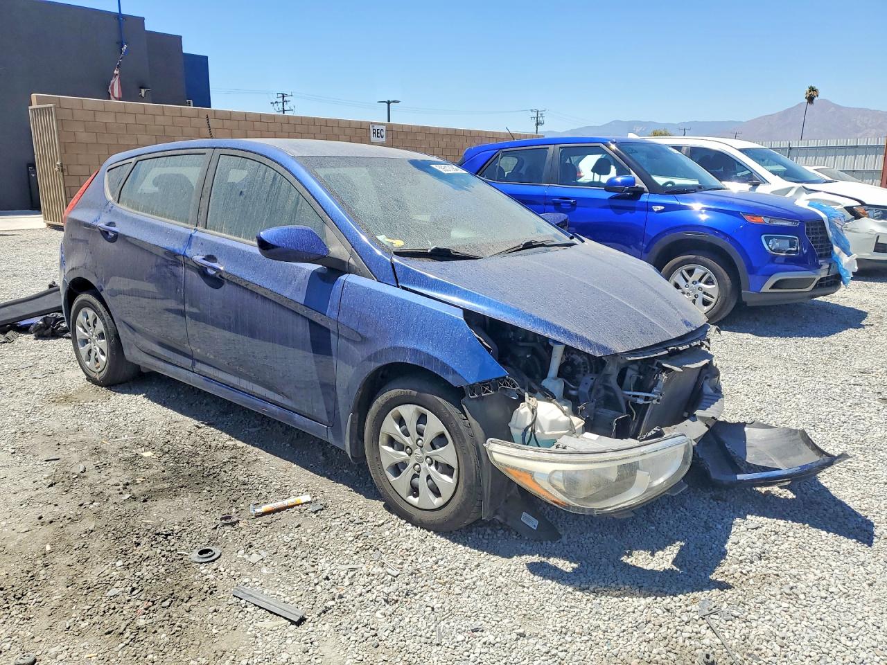 2016 Hyundai Accent Se Blue vin: KMHCT5AEXGU291990