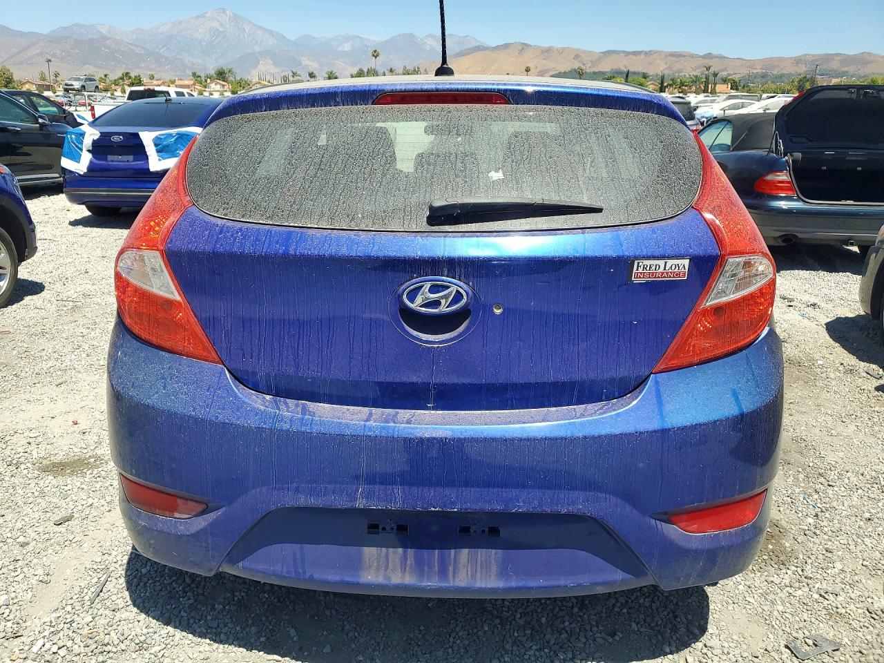2016 Hyundai Accent Se Blue vin: KMHCT5AEXGU291990