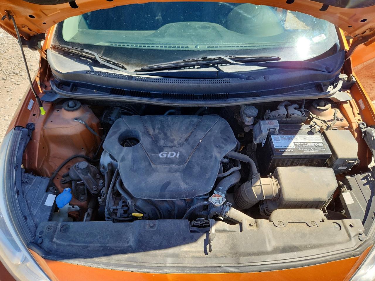 2017 Hyundai Accent Se Оранжевый vin: KMHCT5AEXHU311611