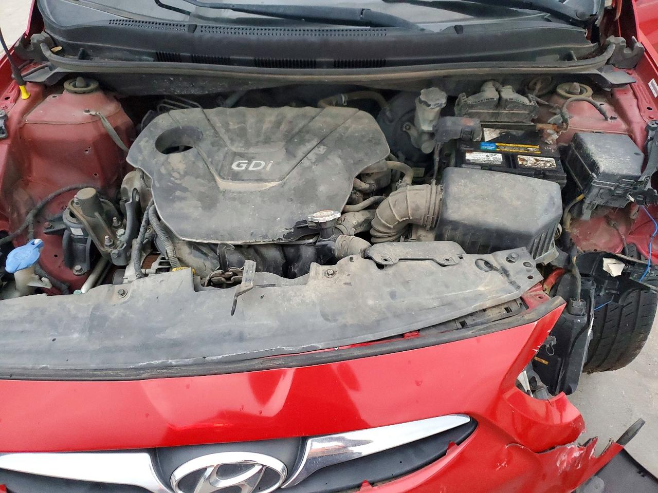 2012 Hyundai Accent Gls Красный vin: KMHCU4AE0CU055351