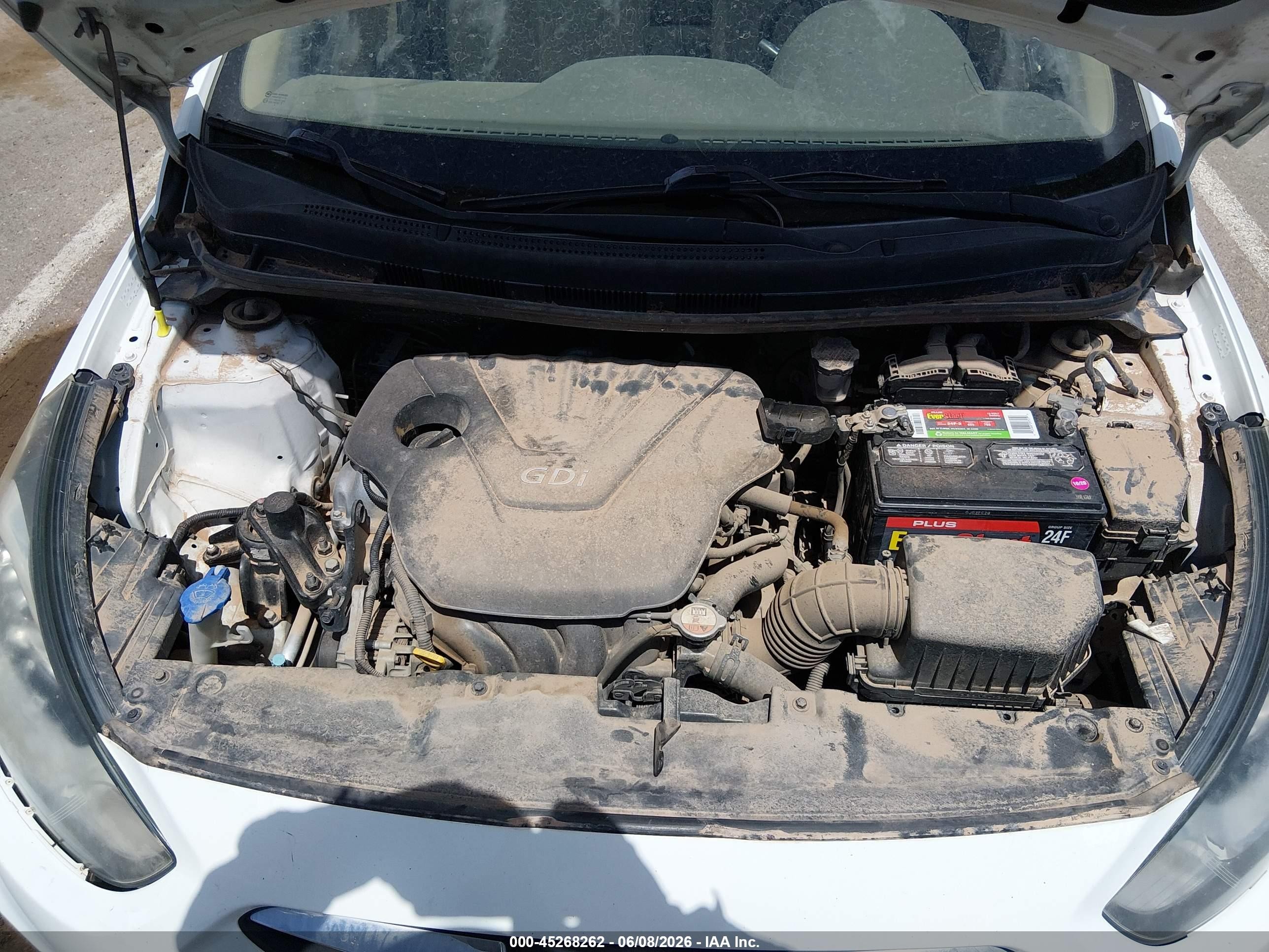 2012 Hyundai Accent Gls White vin: KMHCU4AE0CU184383