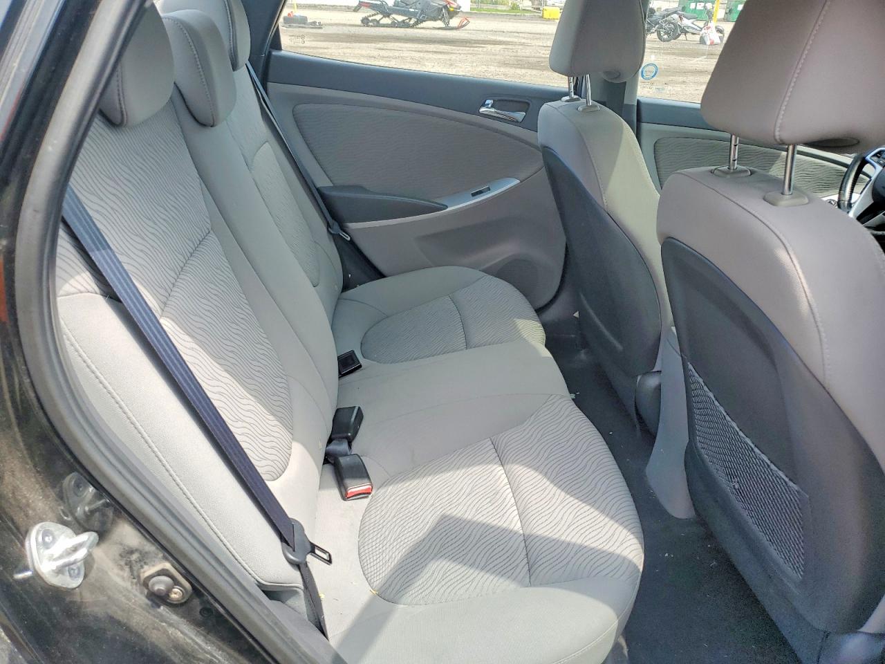 2012 Hyundai Accent Gls Black vin: KMHCU4AE0CU225014