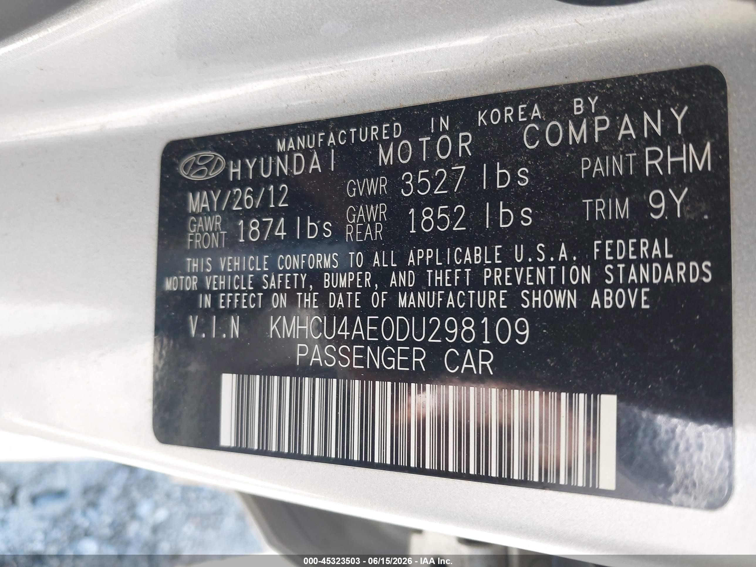 2013 Hyundai Accent Gls Silver vin: KMHCU4AE0DU298109