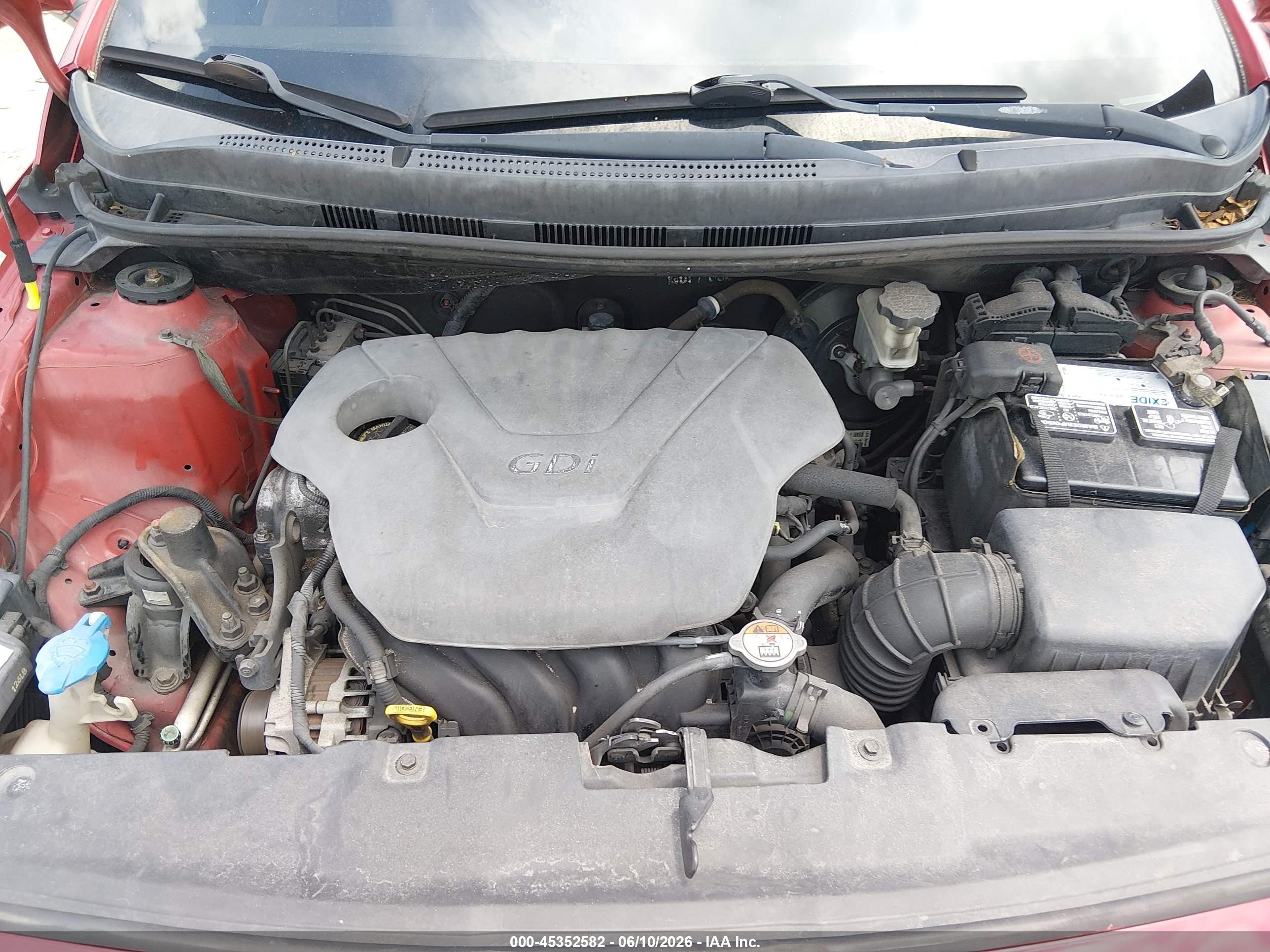 2013 Hyundai Accent Gls Red vin: KMHCU4AE0DU314812