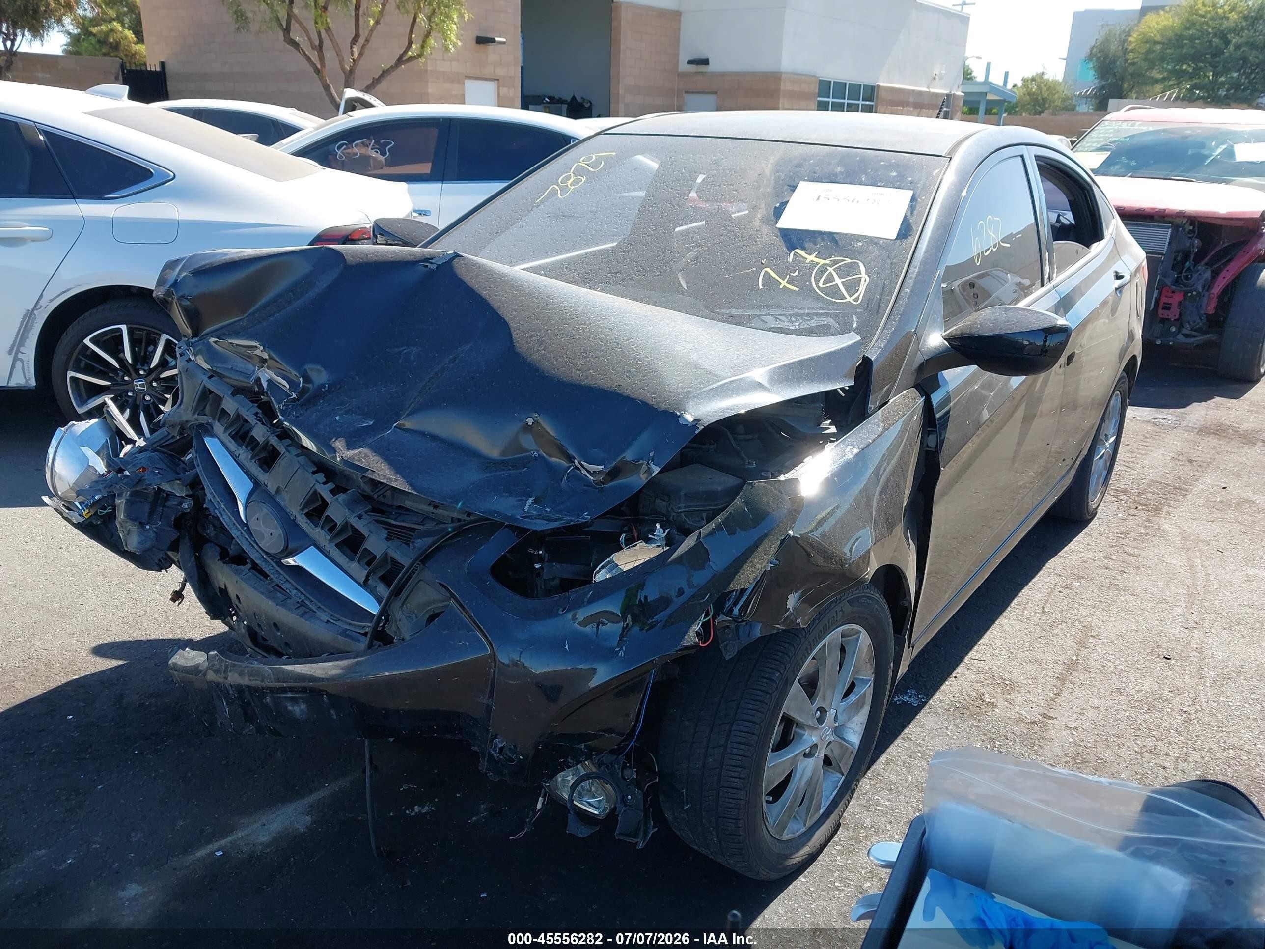 2013 Hyundai Accent Gls Black vin: KMHCU4AE0DU354937