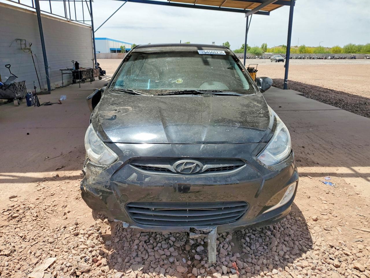 2013 Hyundai Accent Gls Черный vin: KMHCU4AE0DU574854