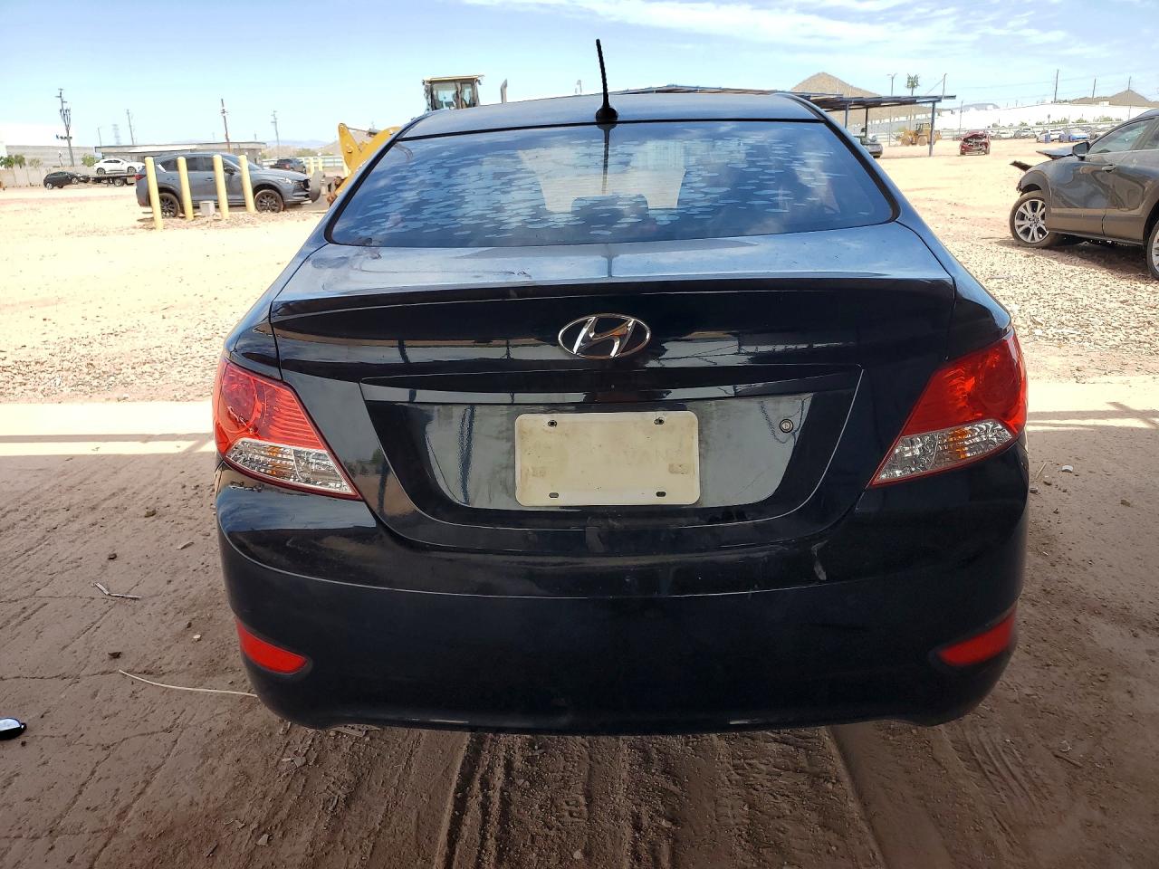 2013 Hyundai Accent Gls Черный vin: KMHCU4AE0DU574854