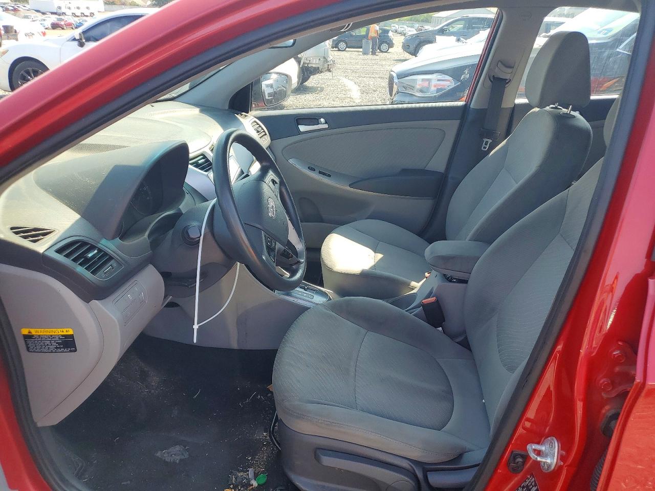 2015 Hyundai Accent Gls Red vin: KMHCU4AE0FU822555