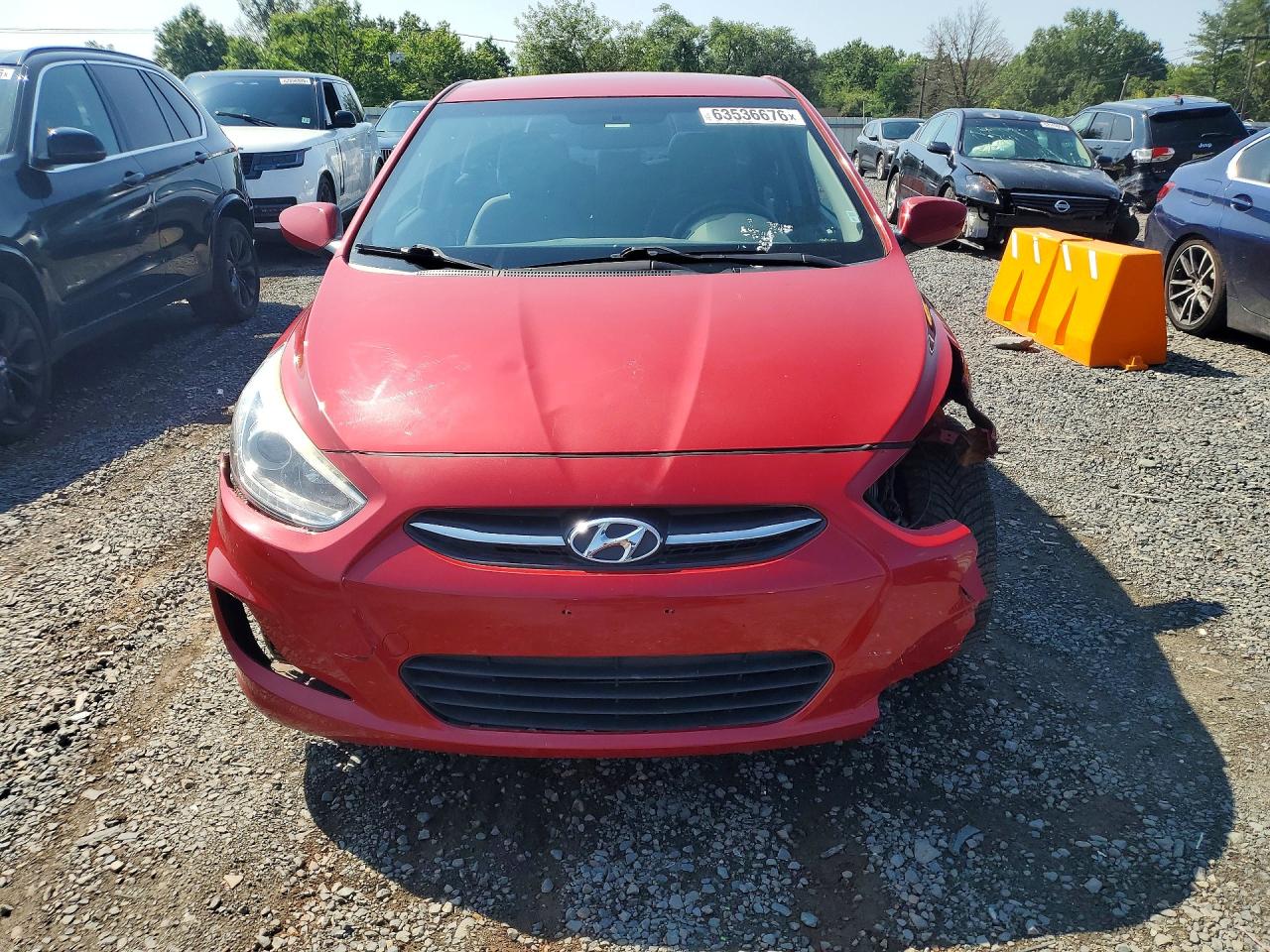 2015 Hyundai Accent Gls Red vin: KMHCU4AE0FU822555