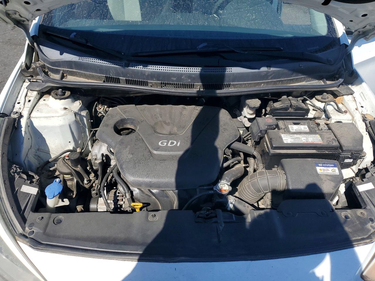 2015 Hyundai Accent Gls White vin: KMHCU4AE0FU923966