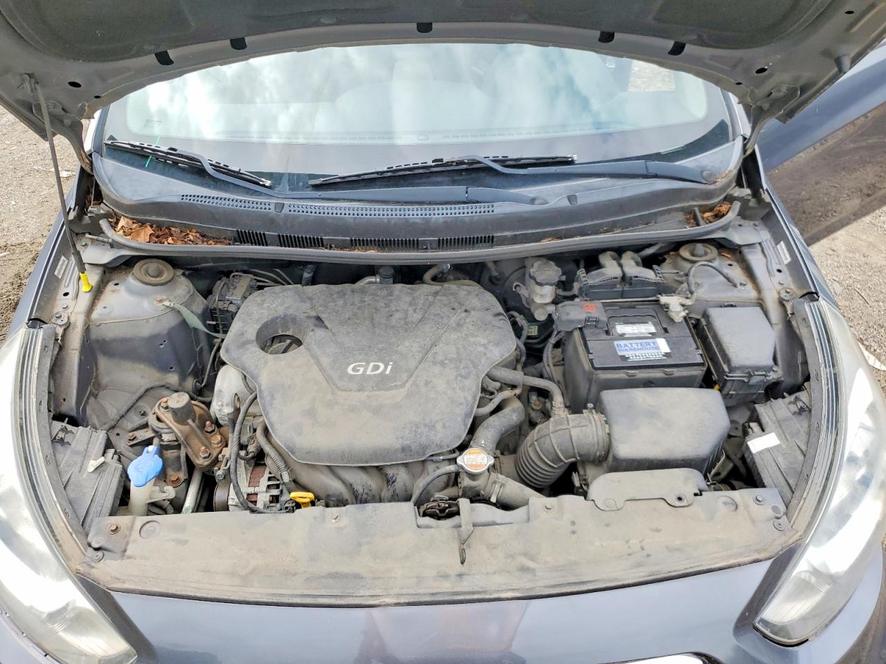 2012 Hyundai Accent Gls Gray vin: KMHCU4AE1CU043211