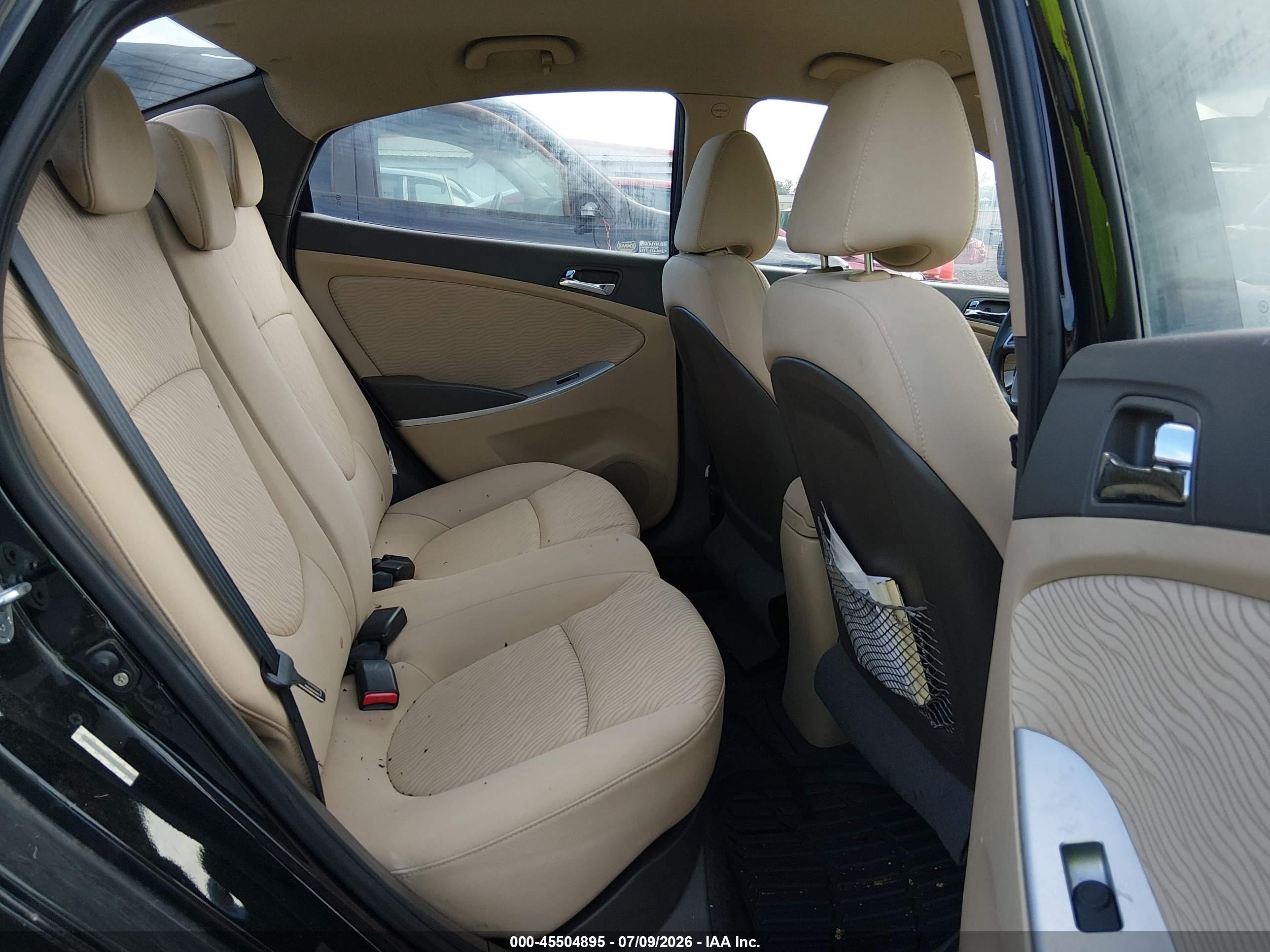 2012 Hyundai Accent Gls Черный vin: KMHCU4AE1CU213258