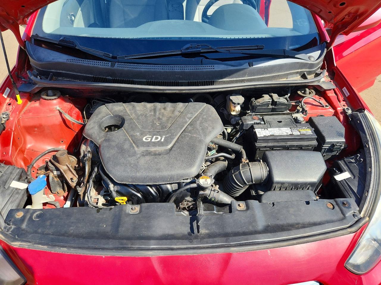 2013 Hyundai Accent Gls Red vin: KMHCU4AE1DU319257
