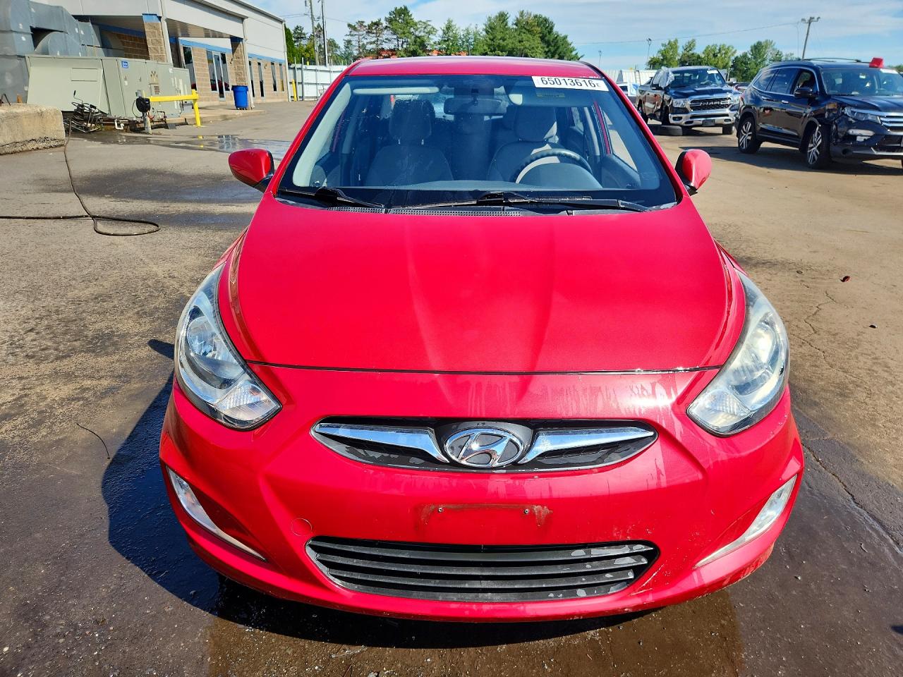 2013 Hyundai Accent Gls Red vin: KMHCU4AE1DU319257
