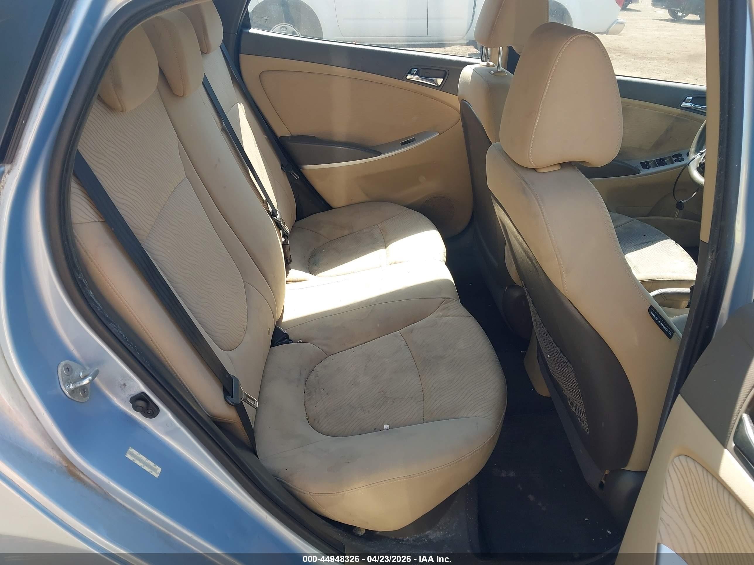 2013 Hyundai Accent Gls Синий vin: KMHCU4AE1DU423070