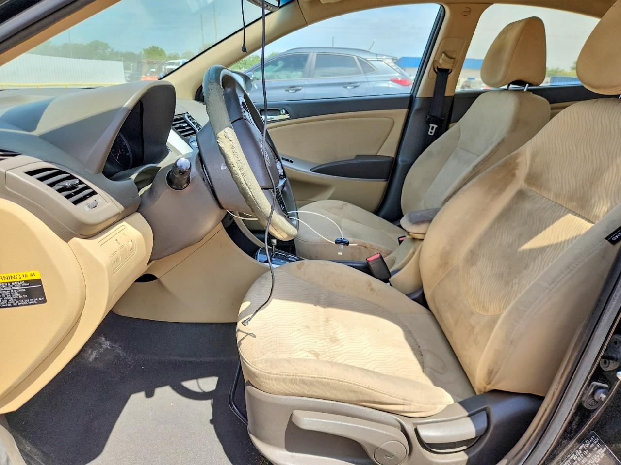 2013 Hyundai Accent Gls Black vin: KMHCU4AE1DU441830