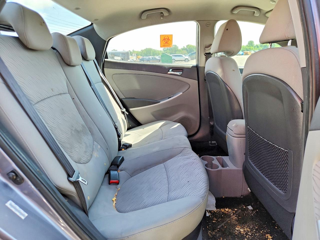 2013 Hyundai Accent Gls Gray vin: KMHCU4AE1DU473323