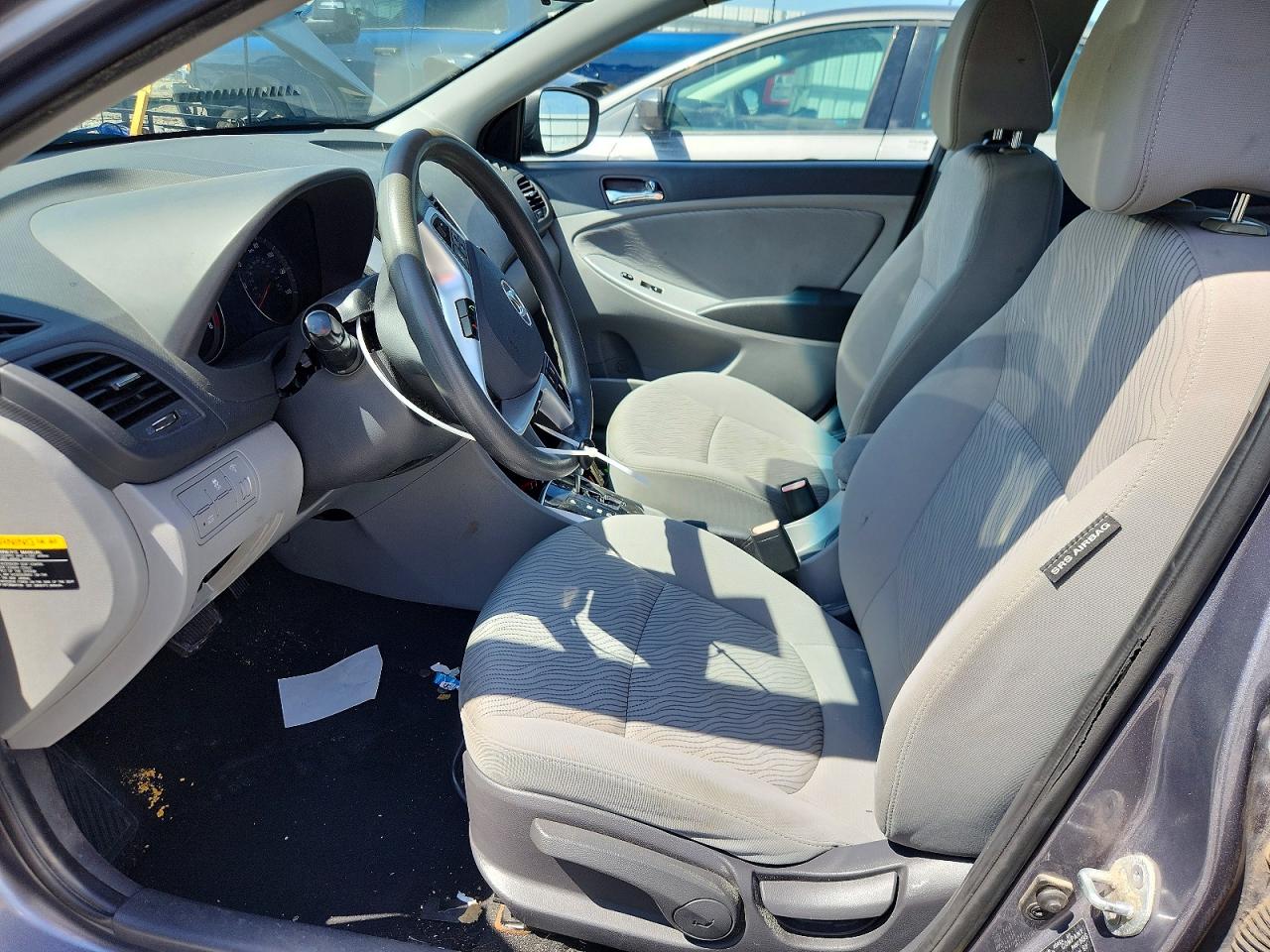 2013 Hyundai Accent Gls Gray vin: KMHCU4AE1DU473323